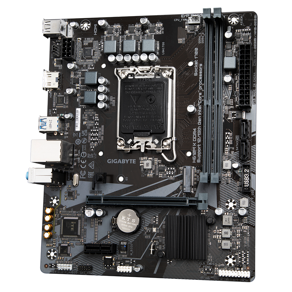 H610M K DDR4 (rev. 1.0) 主な特徴 | マザーボード - GIGABYTE Japan