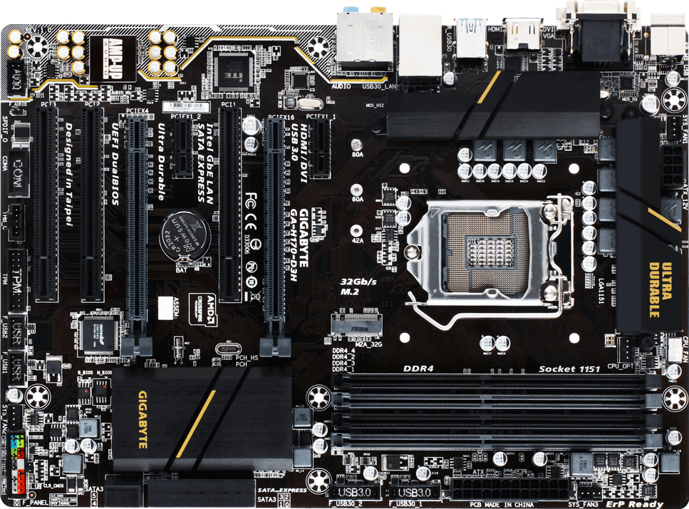 Motherboard - GA-H170-D3H