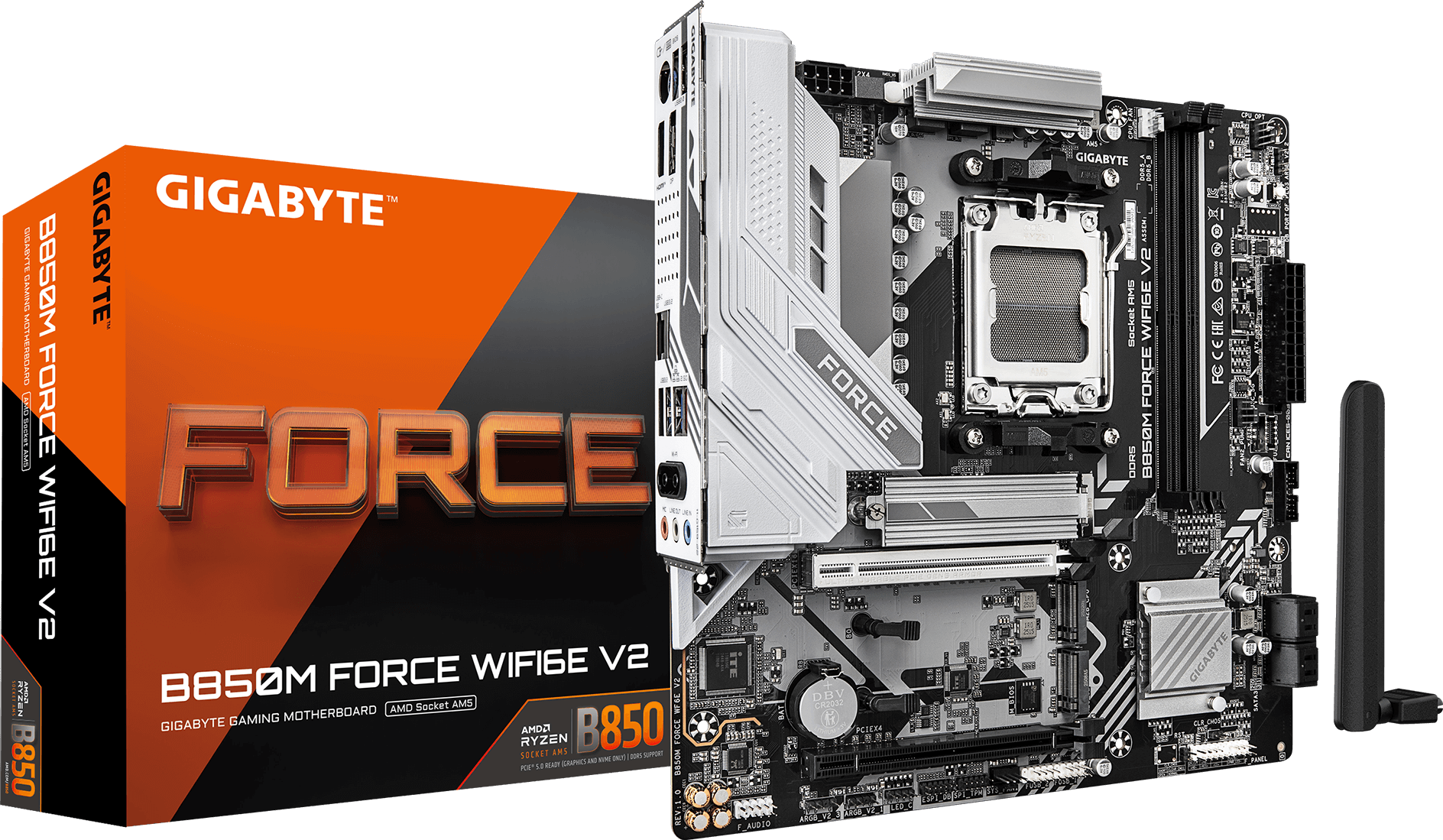 マザーボード GIGABYTE B850M FORCE WIFI6 V2 B850M FORCE WIFI6E V2 Motherboard - GIGABYTE Global