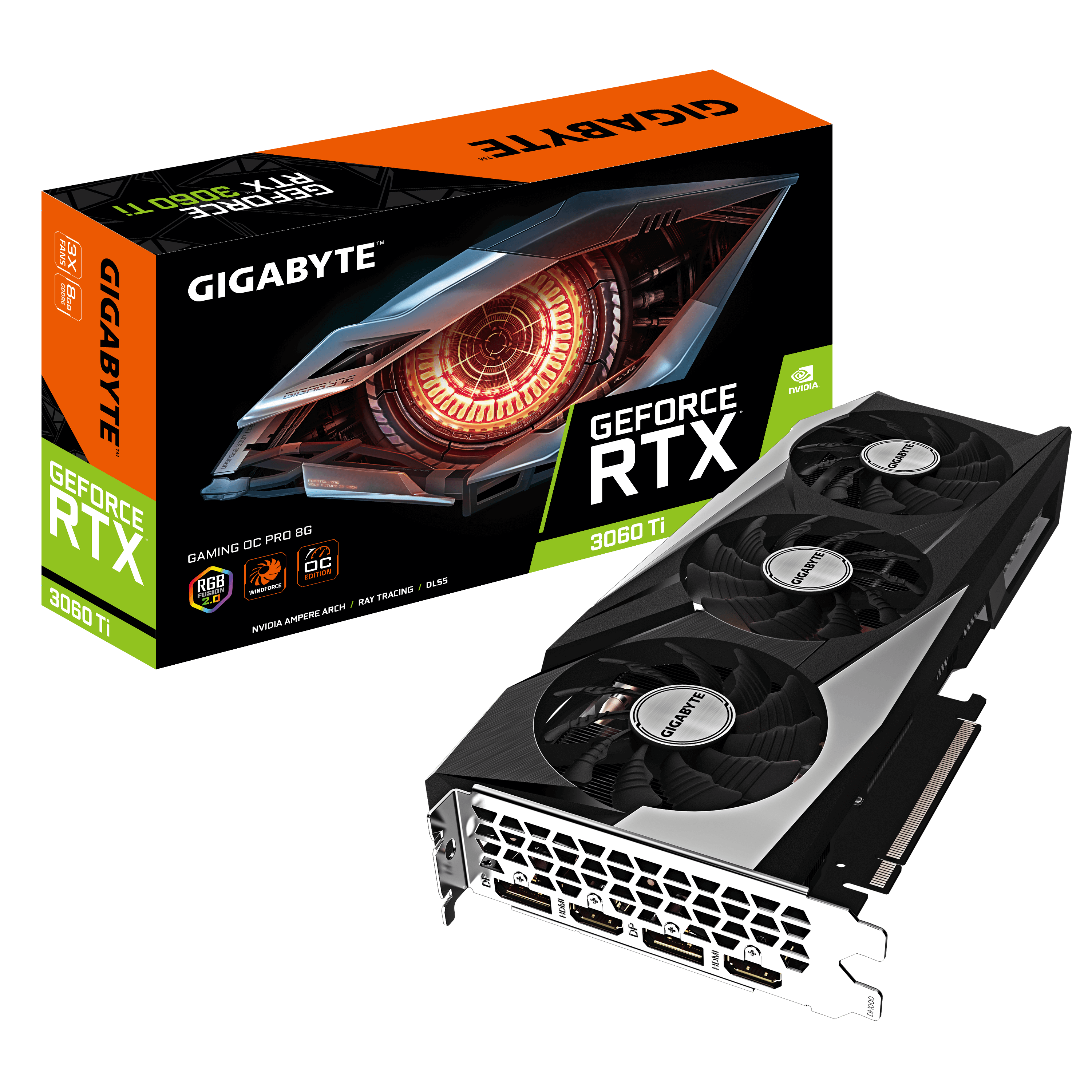 GeForce RTX™ 3060 Ti GAMING OC PRO 8G (rev. 2.0) Key Features 