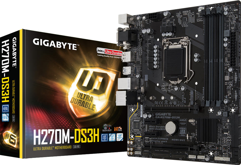 Moederbord - GA-H270M-DS3H