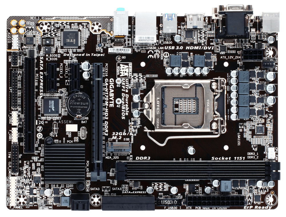 GA-H170M-HD3 DDR3 (rev. 1.0) Gallery | Motherboard - GIGABYTE Global