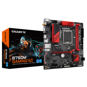 Carte mère Gigabyte Carte Mère B760M Gaming LGA 1700 Intel B760 DDR4 Micro  ATX Noir