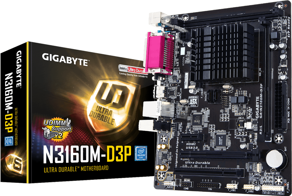 Moederbord - GA-N3160M-D3P