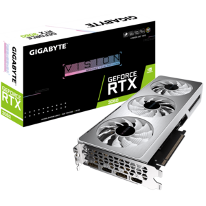 GIGABYTE GeForce RTX ホワイト 3060 Gigabyte NVIDIA GeForce RTX 3060 Vision Overclocked Triple