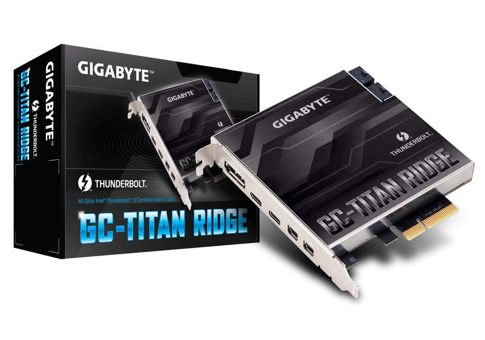 Gc Titan Ridge Rev 1 0 Key Features Motherboard Gigabyte Global