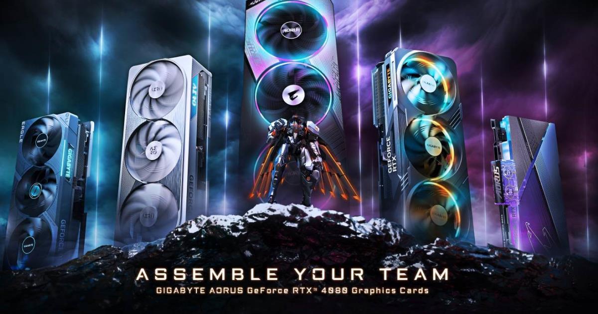 A GIGABYTE Bemutatja a GeForce RTX 4080 Sorozatú grafikus kártyákat