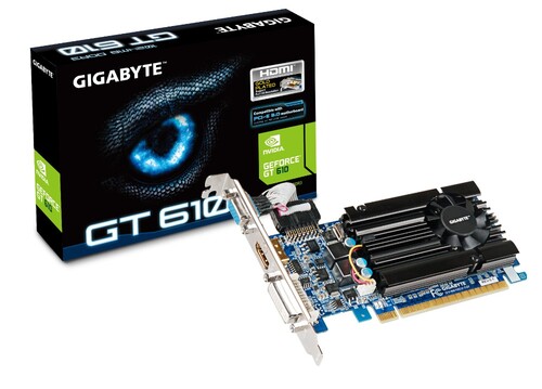 Gigabyte Technology - Graphic Card GT-610, 1GB DDR3, PCI 3.0 VGVN6101GI UPC - GIGABYTE