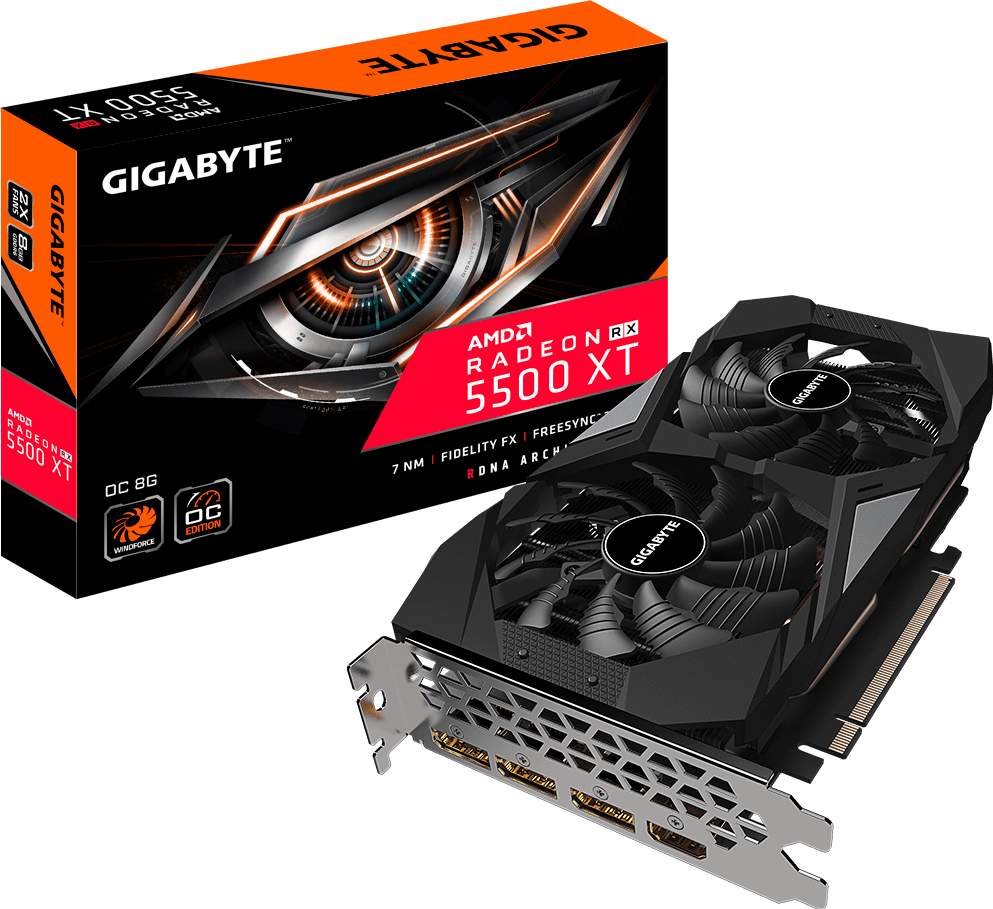 グラフィックスカード - Radeon™ RX 5500 XT OC 8G