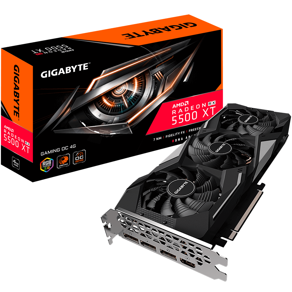 Radeon RX 5500 XT GAMING OC 4G AORUS GIGABYTE Puerto Rico