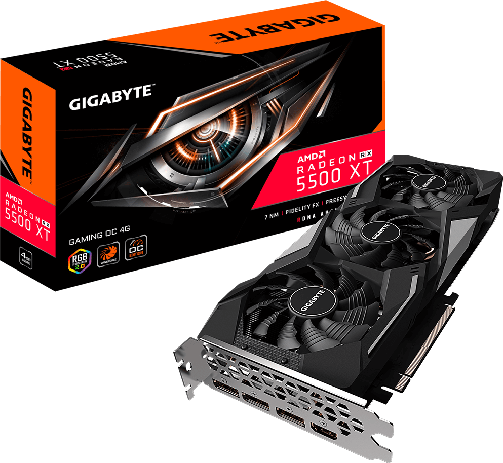 Graphics Card - Radeon™ RX 5500 XT GAMING OC 4G