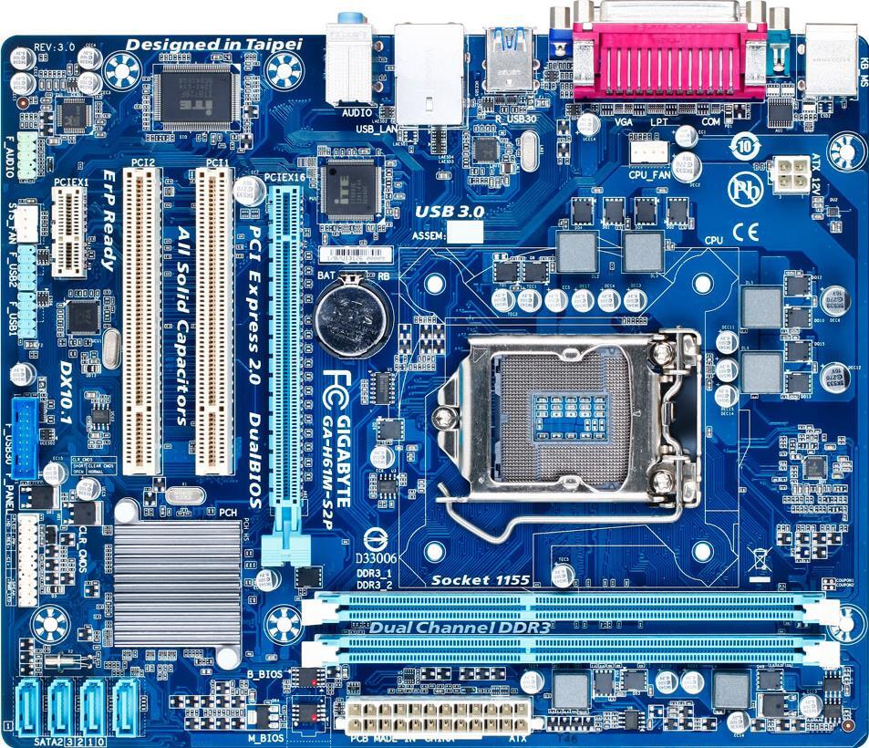 Motherboard - GA-H61M-S2P