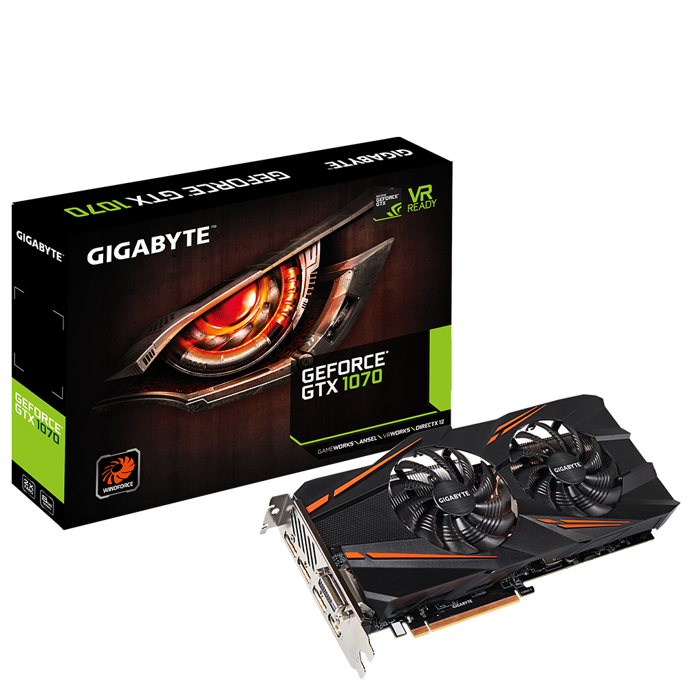 GeForce® GTX 1070 WINDFORCE 8G (rev. 1.0) Key Features | Graphics