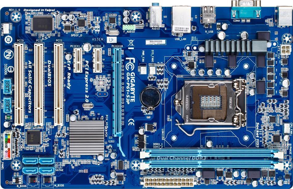 Motherboard - GA-P61-S3P
