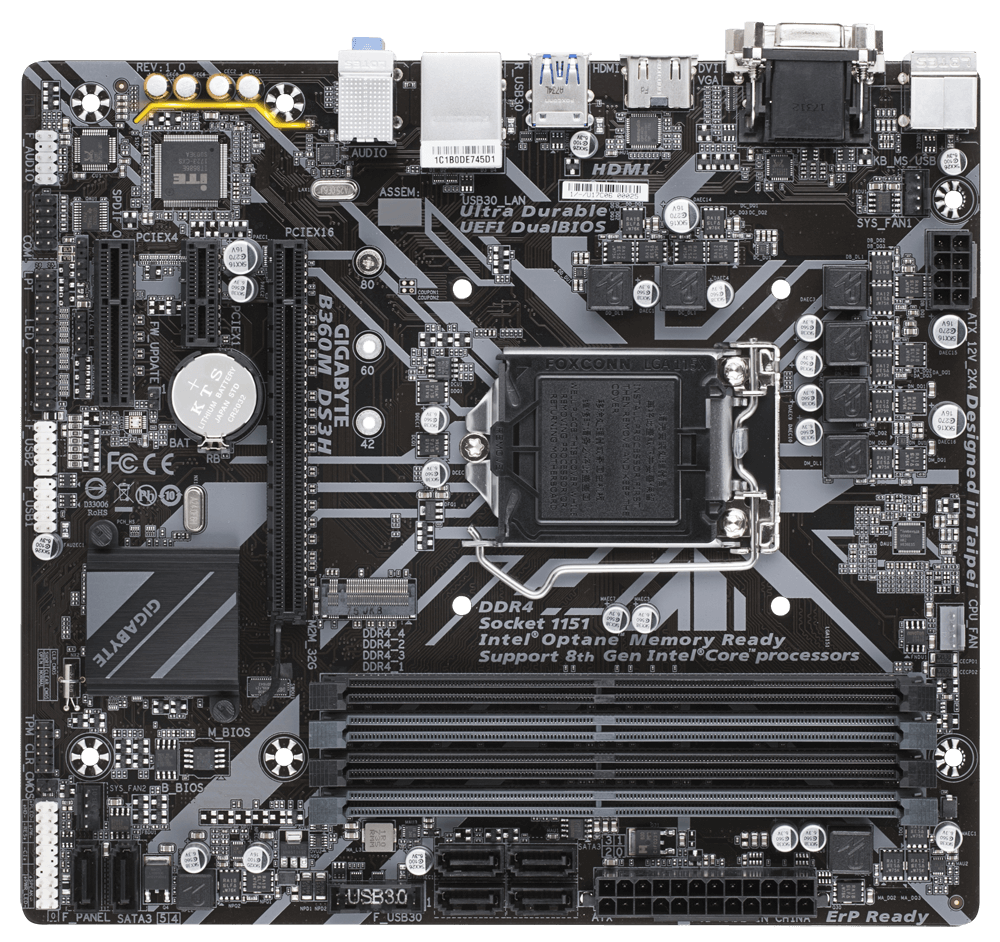 gigabyte b360m ds3h mobo