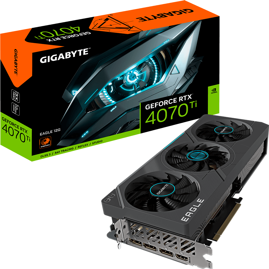 【割引中】GIGABYTE GeForce RTX 4070 Ti EAGLE GeForce RTX™ 4070 Ti EAGLE 12G (Rev. 1.0) - GIGABYTE Global