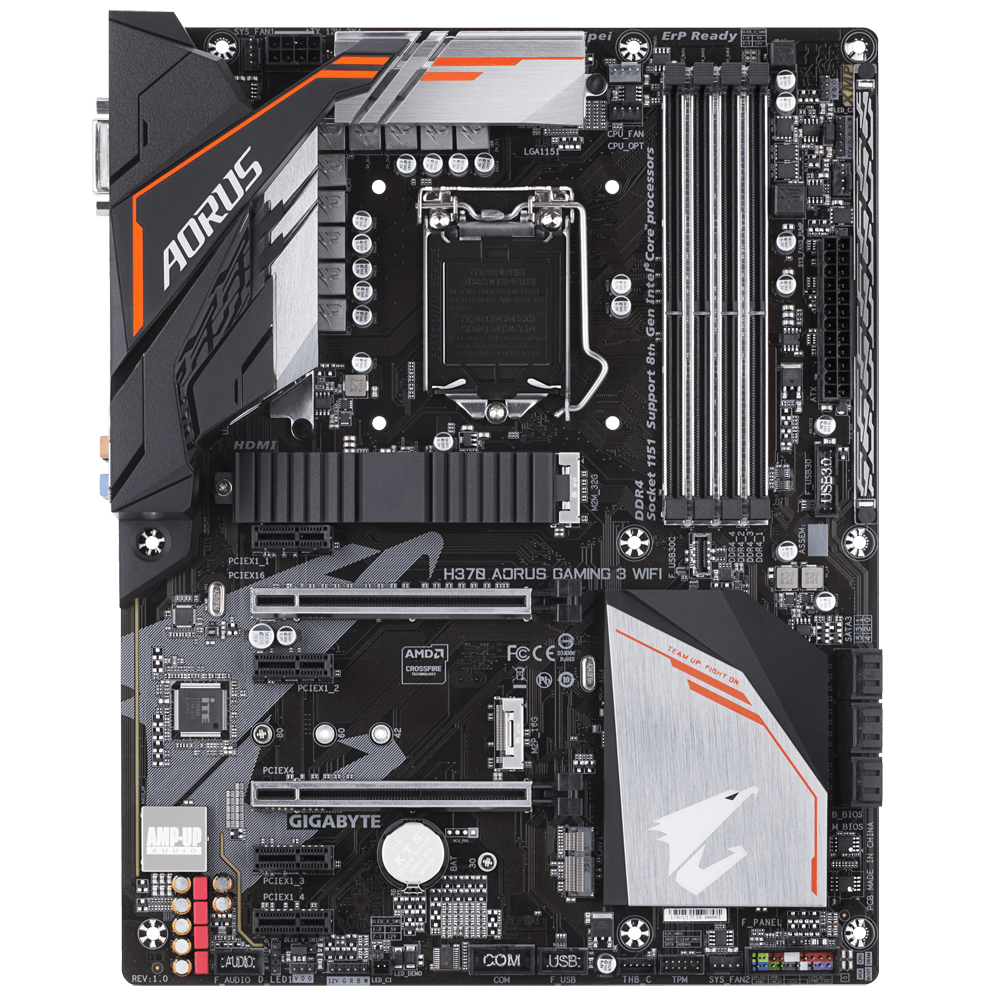H370 AORUS GAMING 3 WIFI マザーボード H370 AORUS GAMING 3 WIFI (rev. 1.0) Key Features