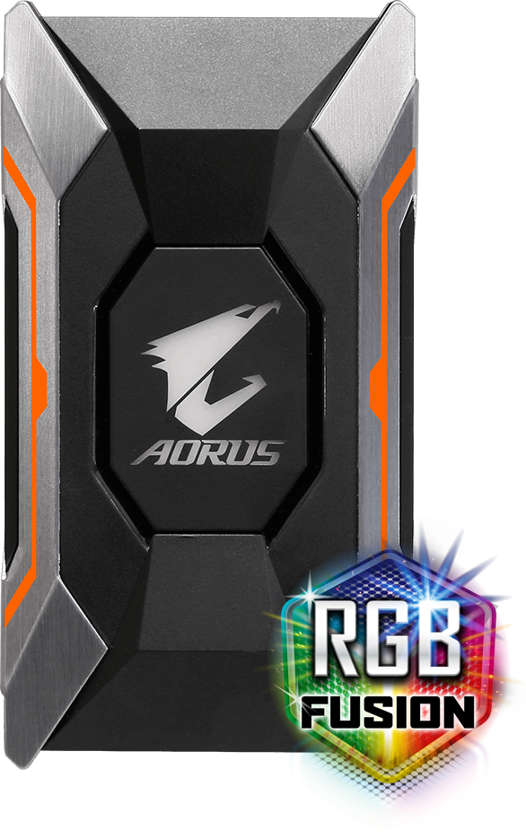 PC Accessory - AORUS SLI HB bridge RGB (2 slot spacing)