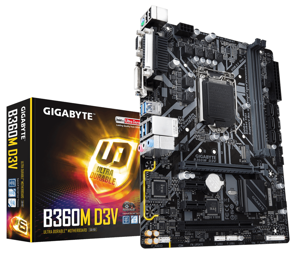 B360M D3V (rev. 1.0) Tính năng chính | Bo Mạch Chủ - GIGABYTE Vietnam