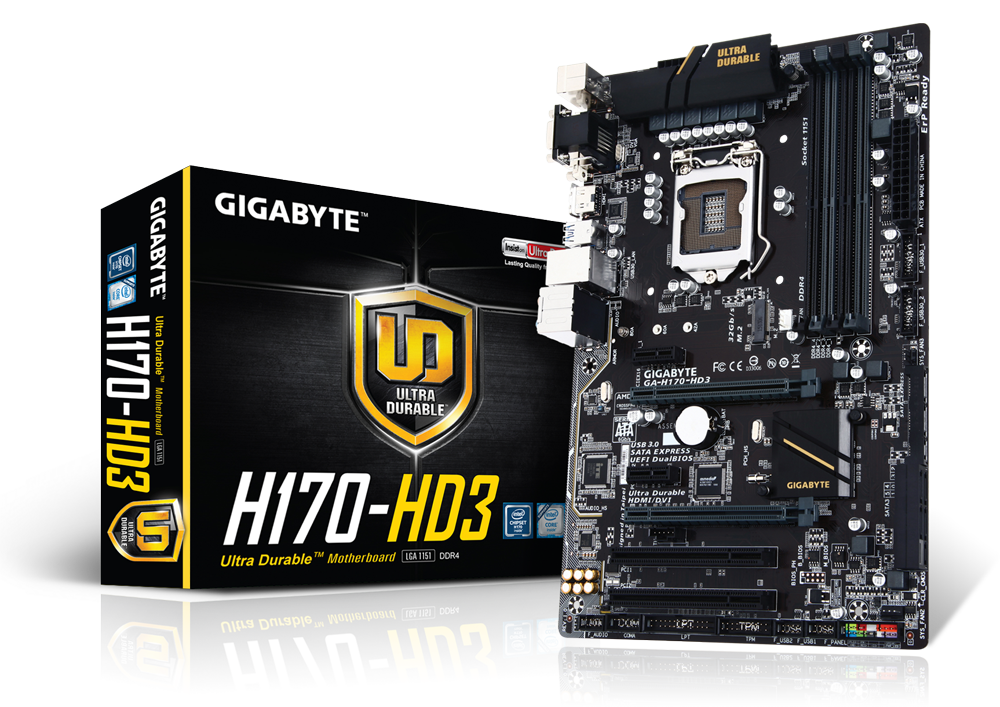 GA-H170-HD3 (rev. 1.0) Overview | Motherboard - GIGABYTE Global