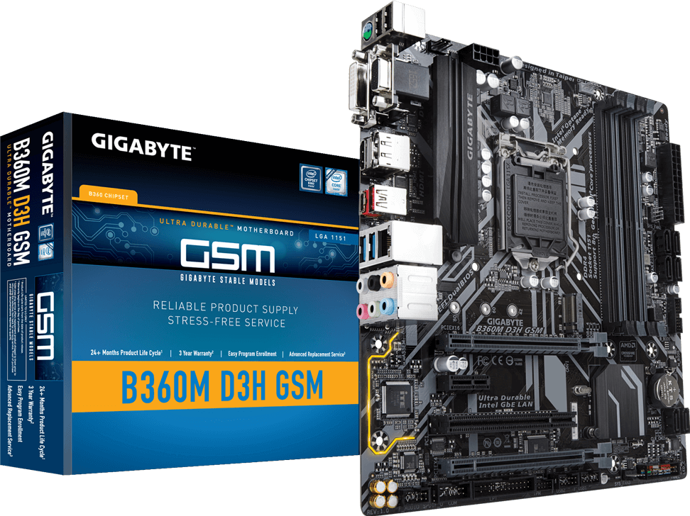 Motherboard - B360M D3H GSM