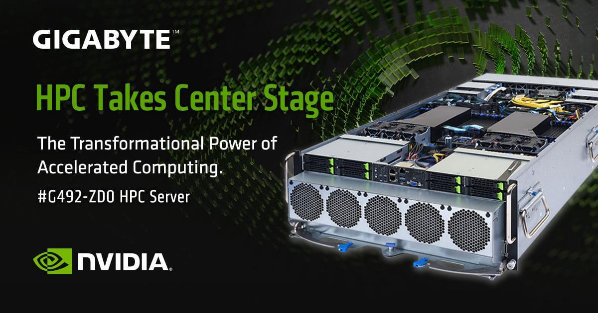 GIGABYTE Announces Support for New NVIDIA Technology for the Ultimate in HPC and AI