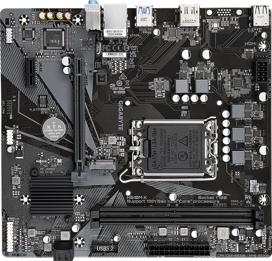 H610M K (Rev. 1.0) - GIGABYTE Global