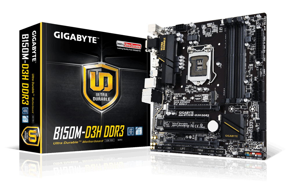 GA-B150M-D3H DDR3 (rev. 1.0) Overview | Motherboard - GIGABYTE Global
