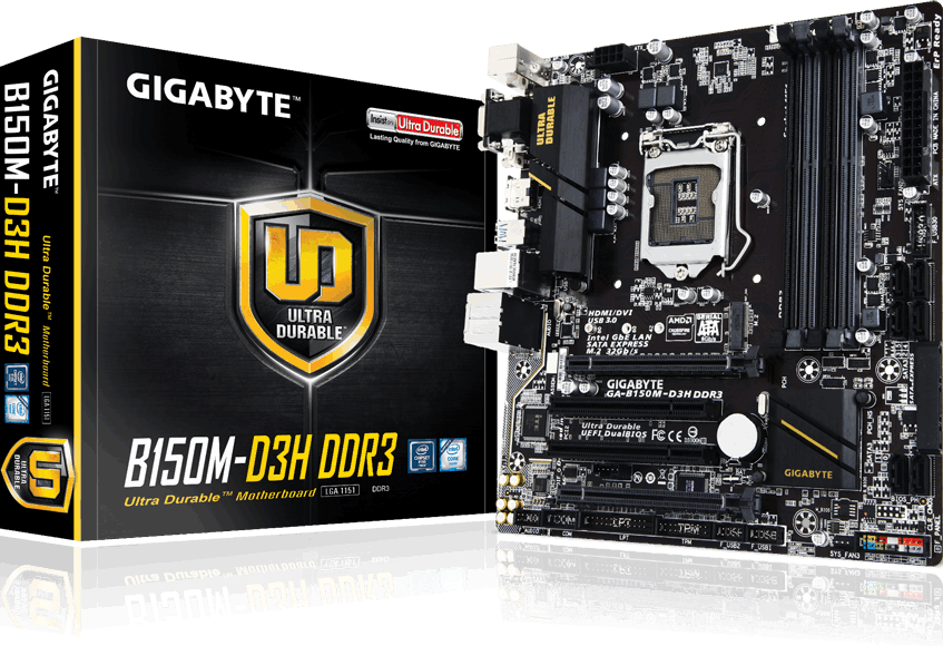 Moederbord - GA-B150M-D3H DDR3