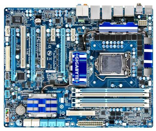 GIGA-BYTE M4206 マザーボード　　GIGABYTE-　GAP-55-UD5　動作未確認品