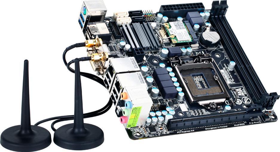 GIGABYTE - GIGABYTE Mini ITXマザーボード GA-Z77N-WIFI Rev.1.0 GA-Z77N-WIFI (Rev. 1.0) Motherboard - GIGABYTE Singapore