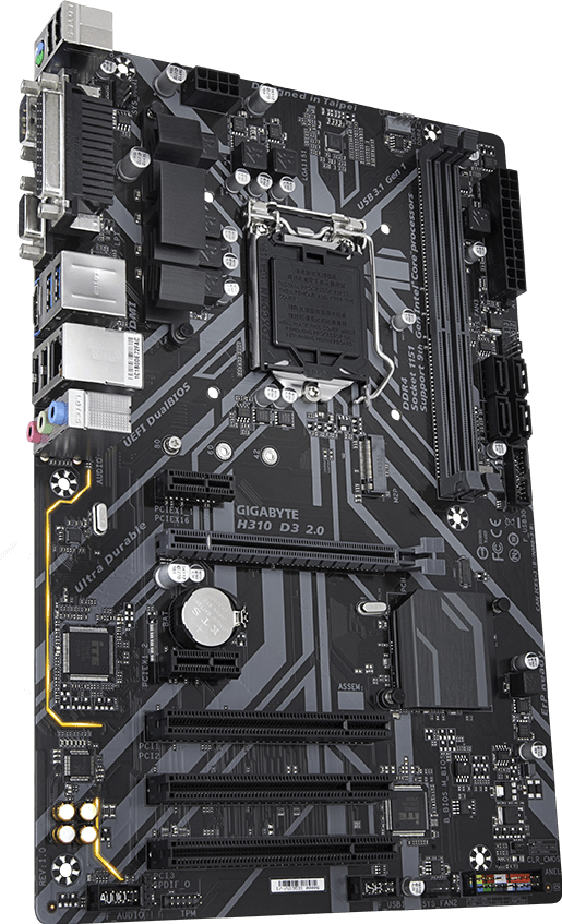 H310 D3 2.0 (Rev. 1.0) Материнські плати - GIGABYTE Ukraine