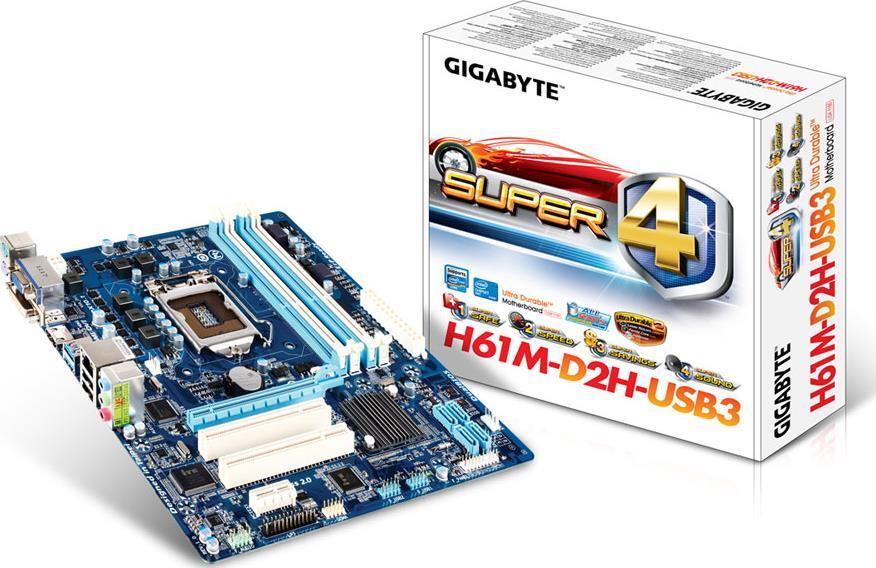 Mainboards - GA-H61M-D2H-USB3
