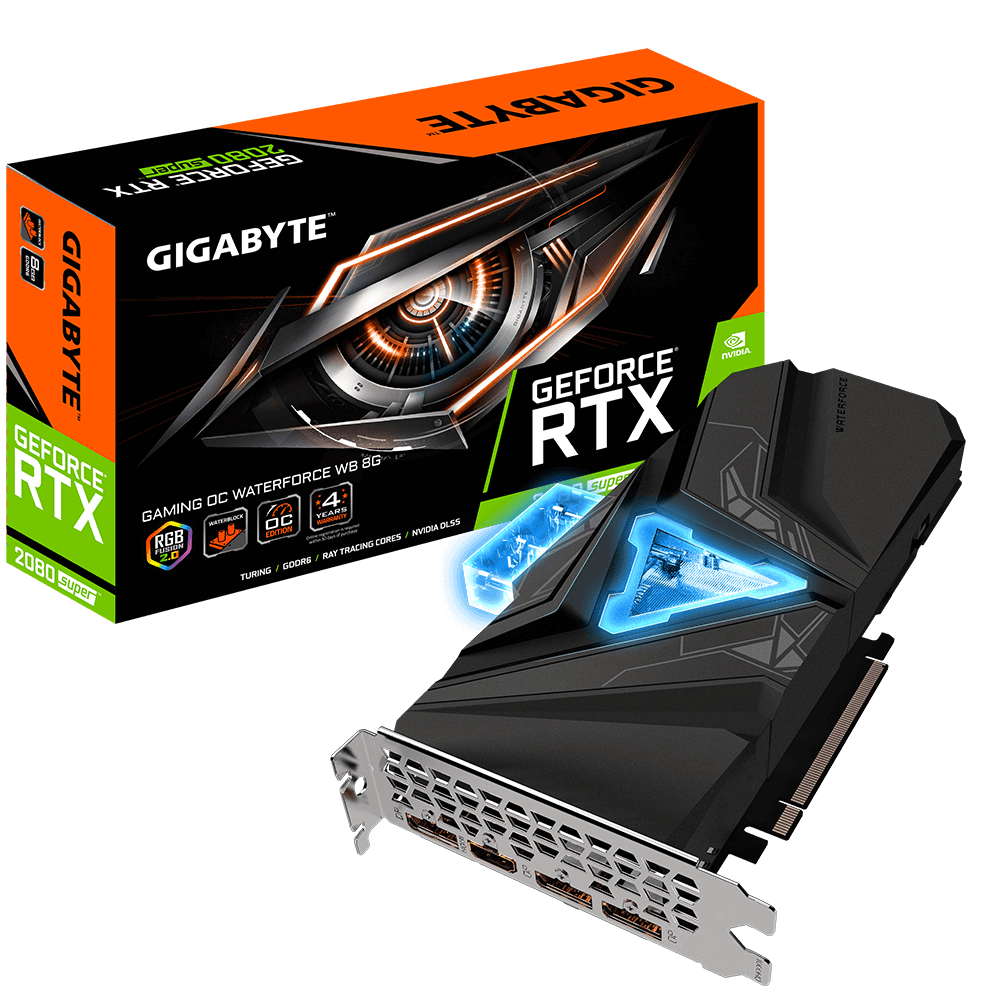 GeForce® RTX 2080 SUPER™ GAMING OC WATERFORCE WB 