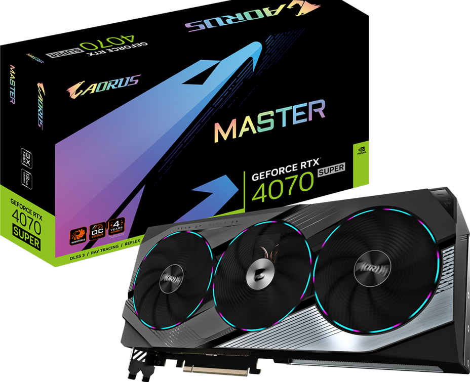 AORUS GeForce RTX™ 4070 SUPER MASTER 12G - GIGABYTE Japan