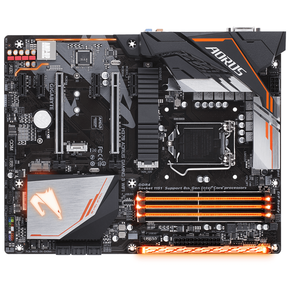 H370 AORUS GAMING 3 WIFI マザーボード H370 AORUS GAMING 3 WIFI (rev. 1.0) 主な特徴 | マザーボード