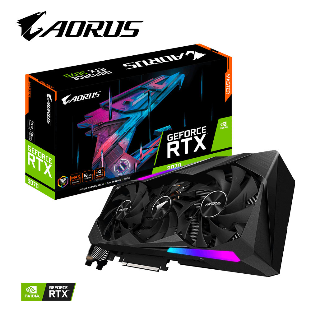 AORUS GeForce RTX 3070 MASTER 8G AORUS GIGABYTE Global