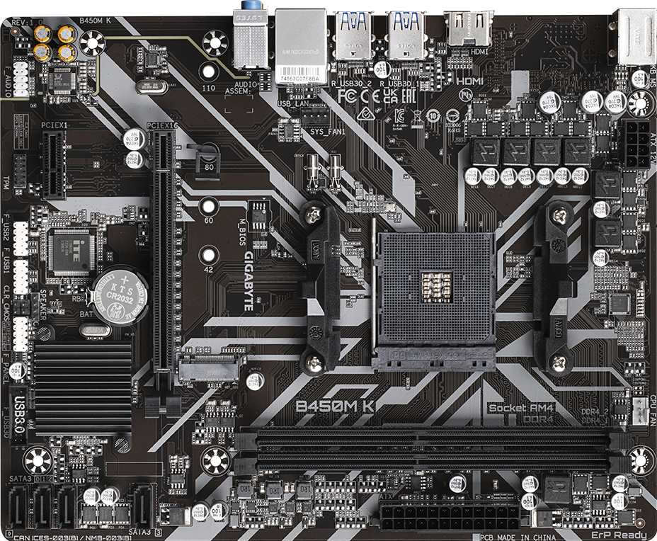 B450M K (Rev. 1.0) - GIGABYTE Global