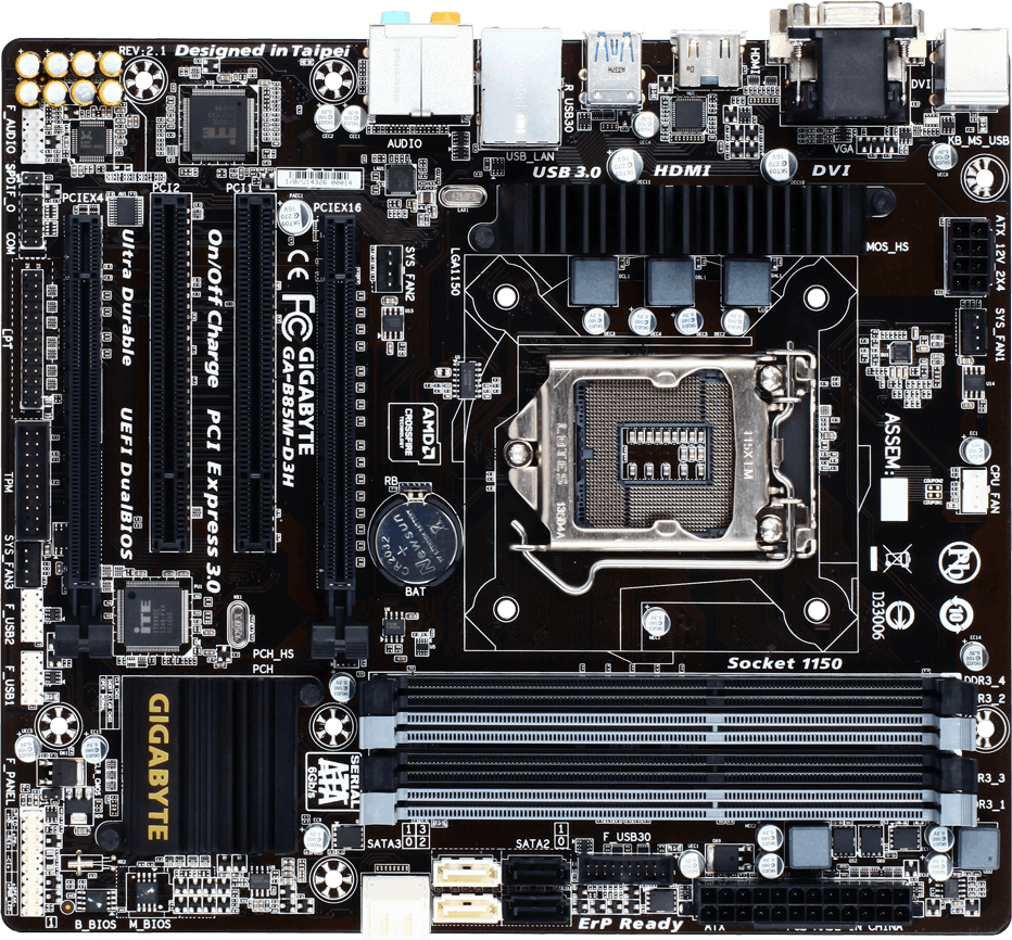 Moederbord - GA-B85M-D3H
