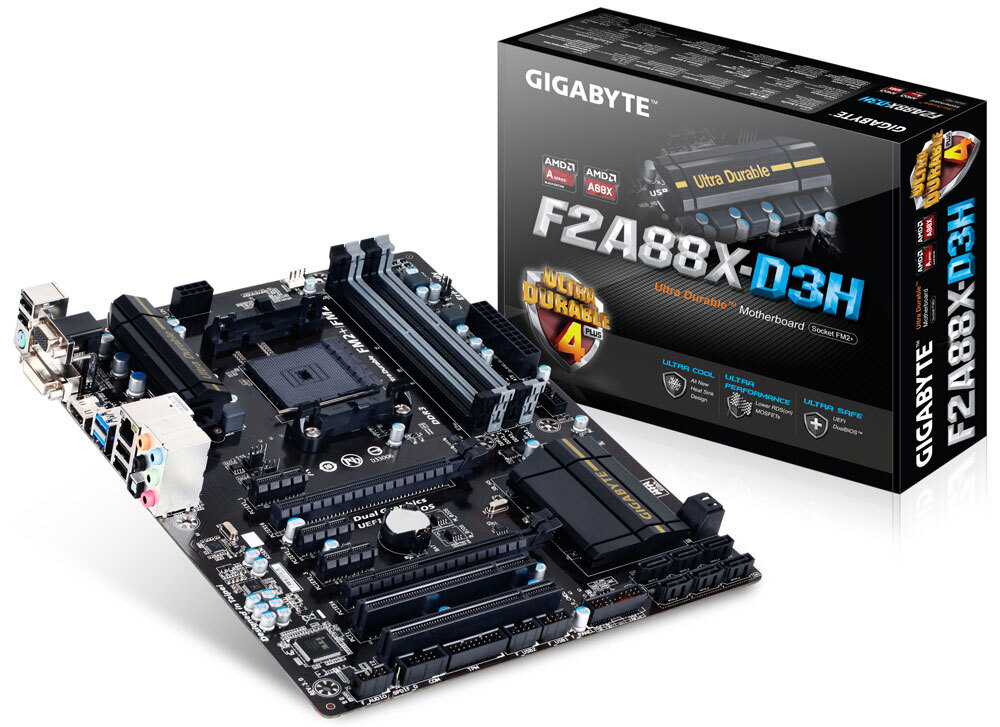 TOPOU メインボード Gigabyte GA-F2A88X-D3H デスクトップマザーボード F2A88X-D3H A88XソケットFM2 64G  DDR3 SATA3 USB3.0