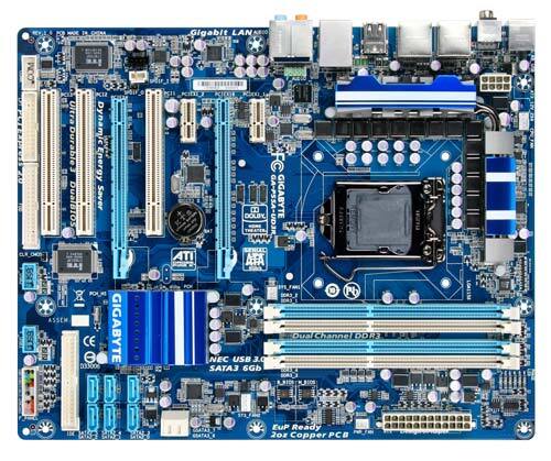 GA-P55A-UD3R (rev. 1.0) - Motherboard