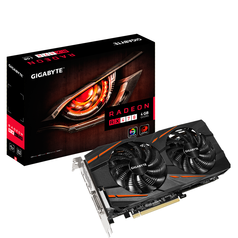 Radeon™ RX 470 WINDFORCE 4G｜AORUS - GIGABYTE Россия