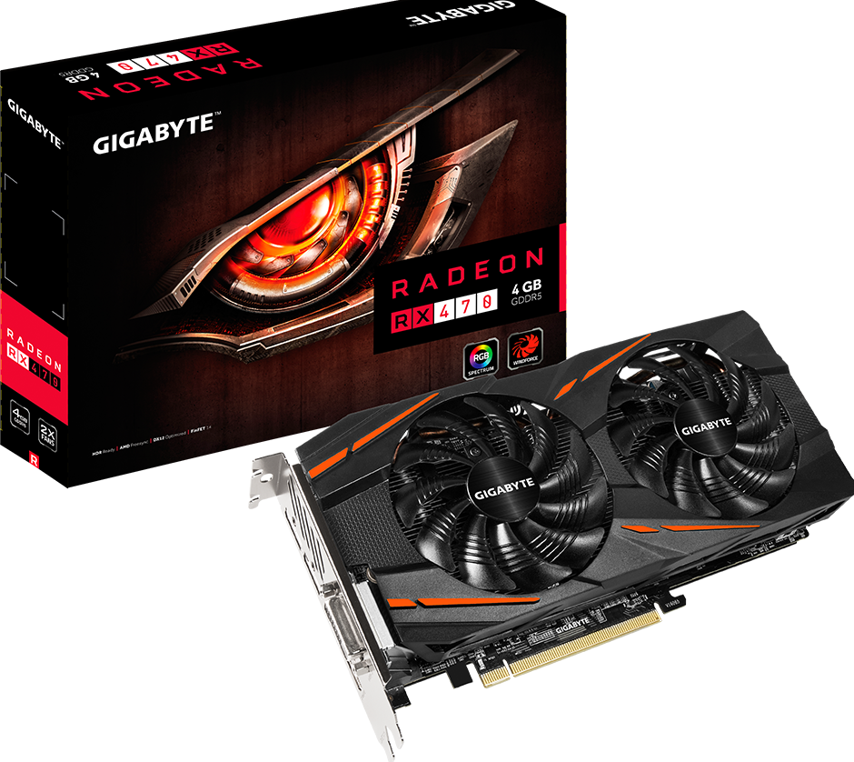 Graphics Card - Radeon™ RX 470 WINDFORCE 4G