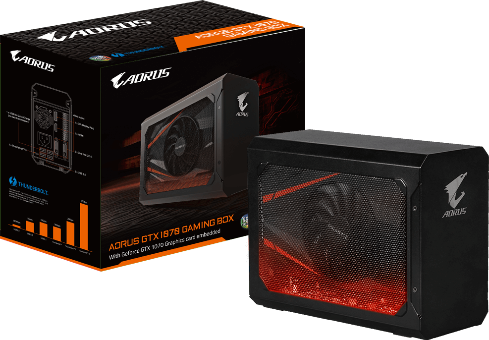 グラフィックスカード - AORUS GTX 1070 GAMING BOX