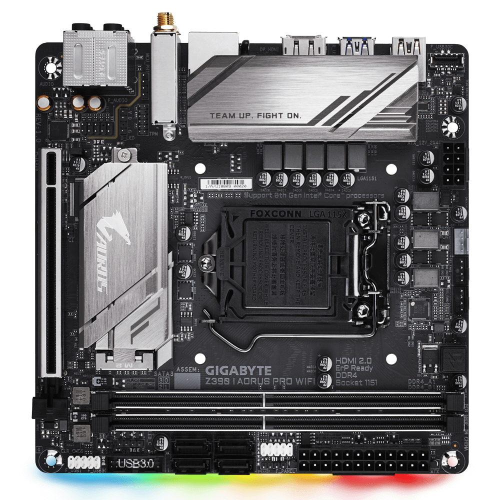 Z390 I AORUS PRO WIFI (rev. 1.0) Key Features | Motherboard