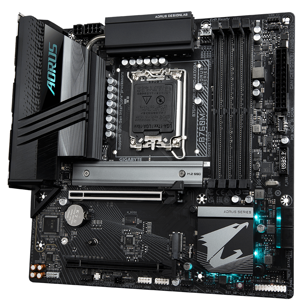 B760M AORUS PRO AX DDR4 (rev. 1.x) Key Features