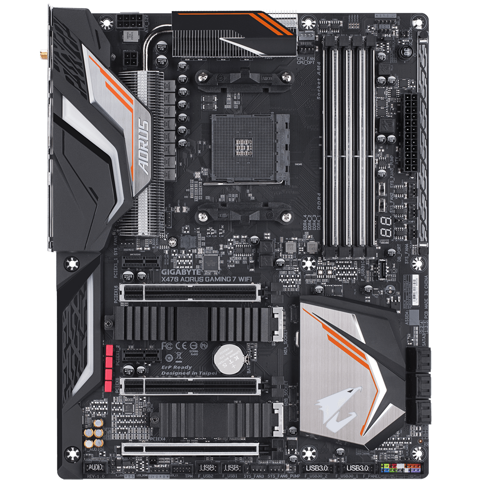 マザーボード AORUS X470 gaming7 Wi-Fi + Ryzen 3900X X470 AORUS GAMING 7 WIFI (rev. 1.0) Key Features
