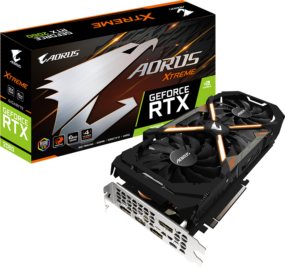 Grafické karty - AORUS GeForce RTX™ 2060 XTREME 6G