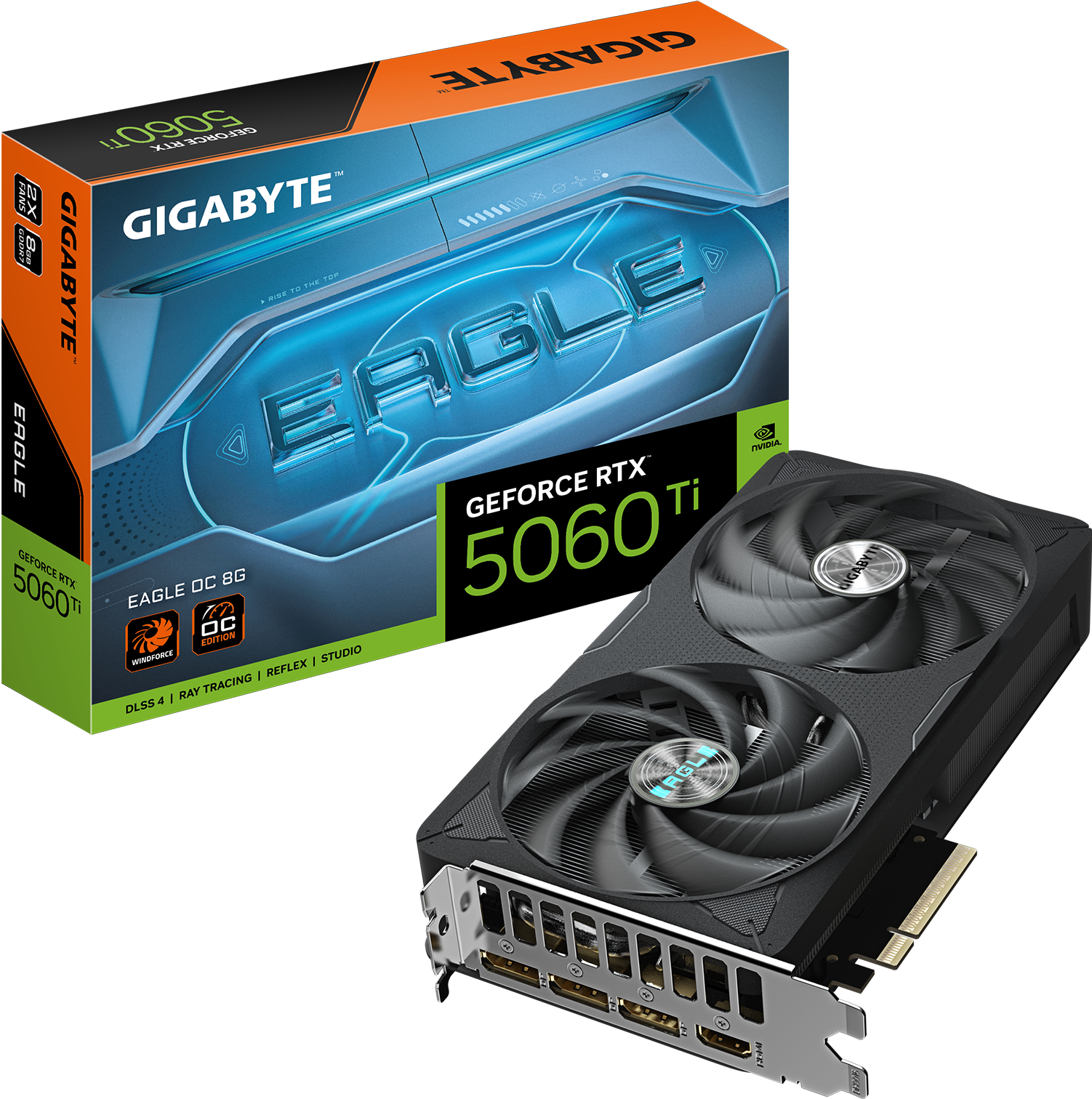 GeForce RTX™ 5060 Ti EAGLE OC 8G - GIGABYTE Global