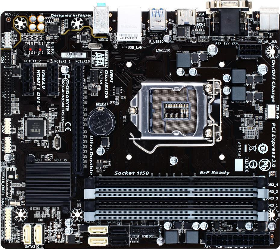 GA-B85M-DS3H (Rev. 3.0) Motherboard - GIGABYTE Global